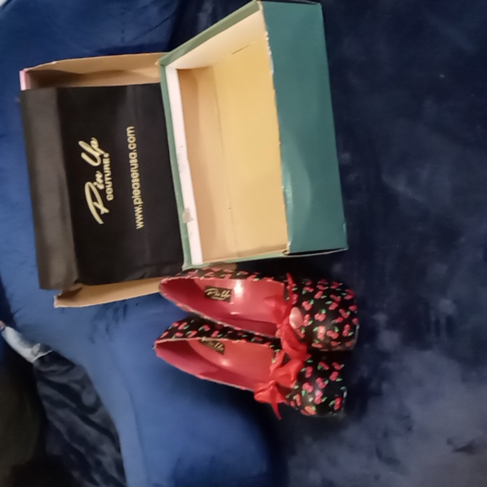 Pin up Black cherry 6 inch heels